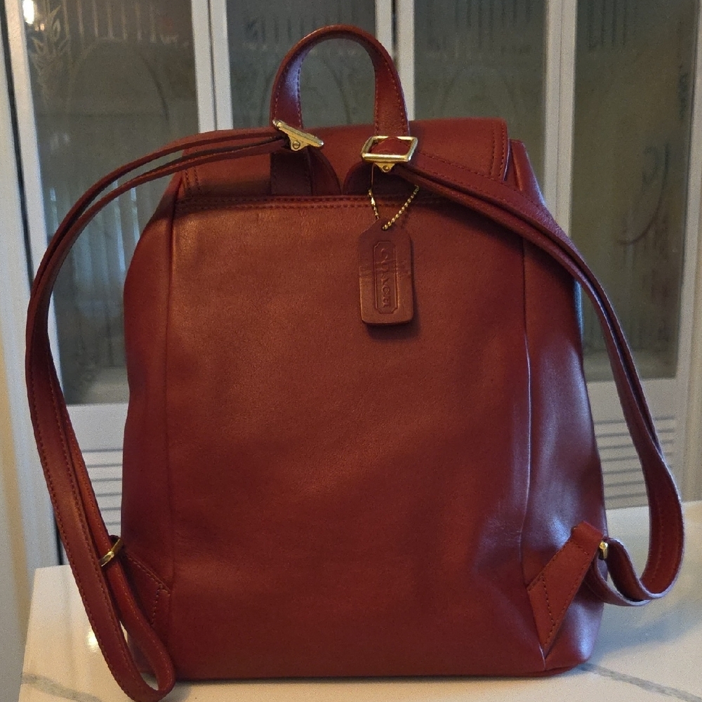 Coach Red Leather Bag  BackPacks - Picture 3 of 10